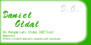 daniel oldal business card